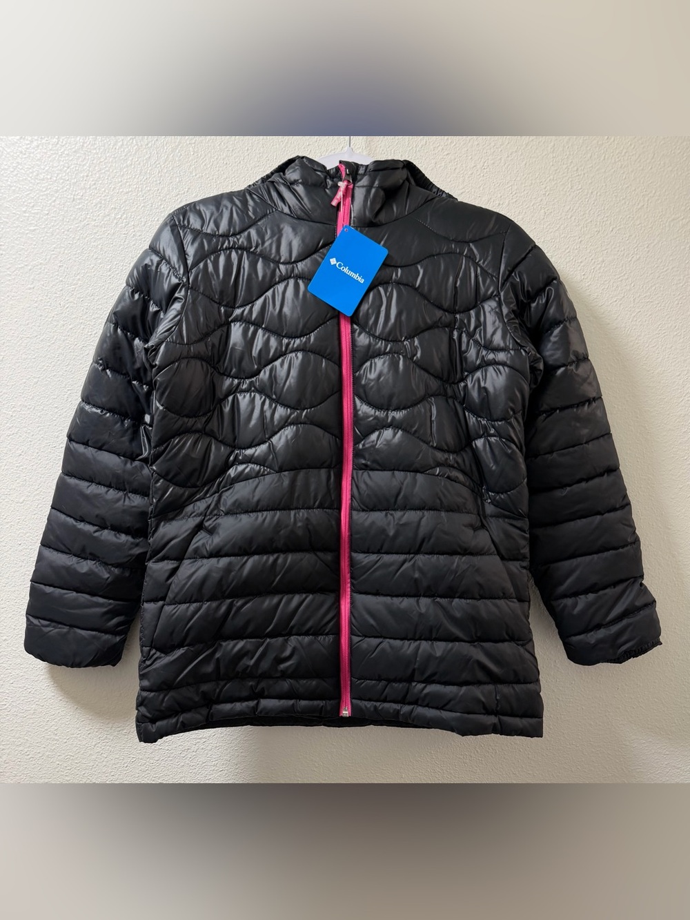 Columbia Humphrey Hills Puffer Jacket Insulated Coat Hooded Zip Up Girl XL 18/20